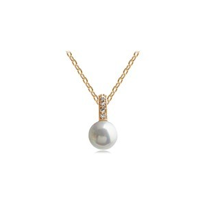 Naszyjnik Naszyjnik z zawieszką w kształcie perły